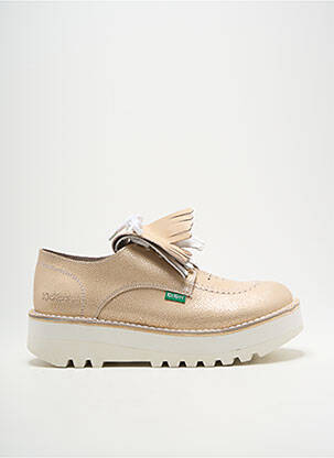Derby-uri imprimare toc de 4 la 6 cm bej KICKERS femeie