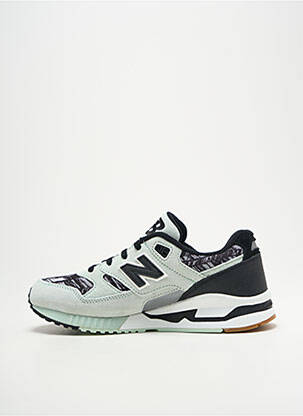 Adidași vârf rotund toc plat până la 3 cm verde NEW BALANCE femeie