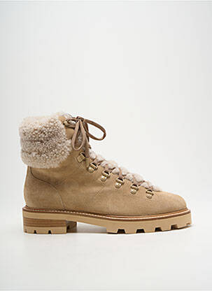 Botine/ghete umplută toc de 4 la 6 cm bej JIMMY CHOO femeie