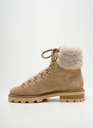Botine/ghete umplută toc de 4 la 6 cm bej JIMMY CHOO femeie