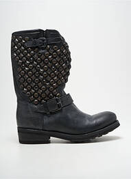 Botine/ghete toc mic toc de 4 la 6 cm negru ASH femeie