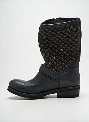 Botine/ghete toc mic toc de 4 la 6 cm negru ASH femeie