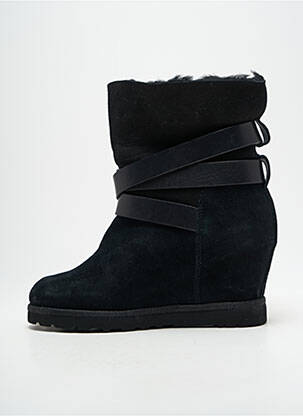 Botine/ghete umplută toc de 7 la 9 cm negru ASH femeie