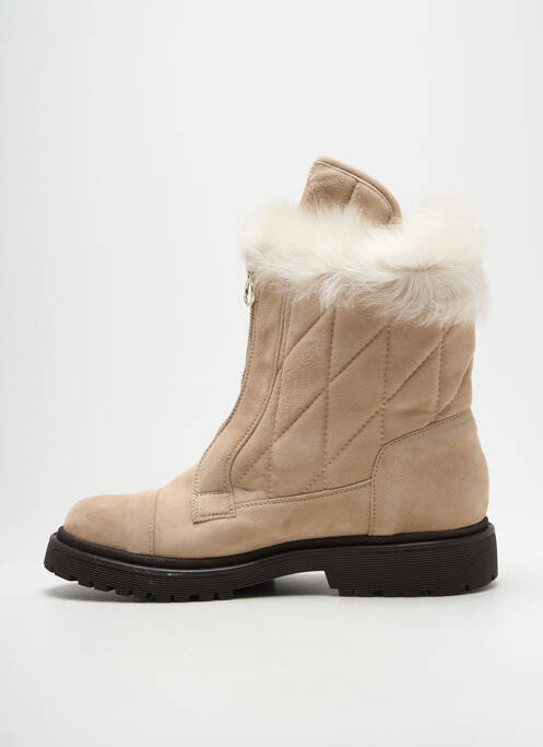 Botine/Ghete bej MONCLER femeie