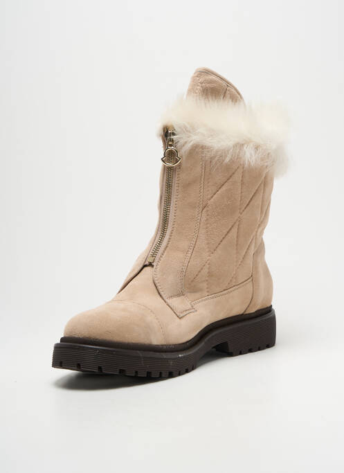 Botine/Ghete bej MONCLER femeie