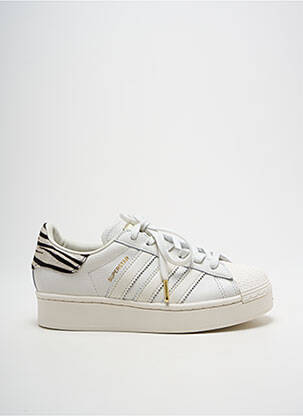 Adidași vârf rotund toc plat până la 3 cm alb ADIDAS femeie