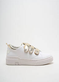 Adidași țesătură satinată toc de 4 la 6 cm auriu PALLADIUM femme