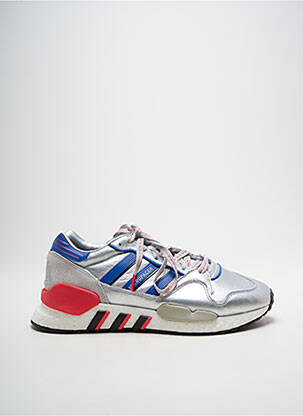 Adidași material neted vârf rotund argintiu ADIDAS bărbat