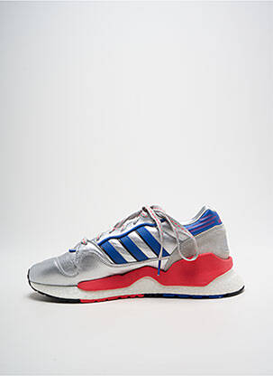 Adidași material neted vârf rotund argintiu ADIDAS bărbat