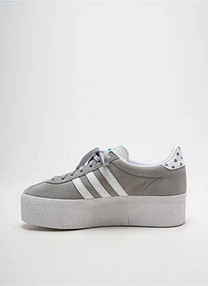 Adidași nubuc toc de 4 la 6 cm gri ADIDAS femeie