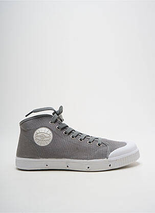 Adidași branț detașabil vârf rotund gri SPRING COURT unisex