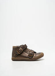 Adidași material neted vârf rotund maro LITTLE MARY fille