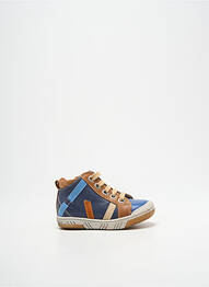 Adidași țesătură satinată vârf rotund albastru BABYBOTTE garcon