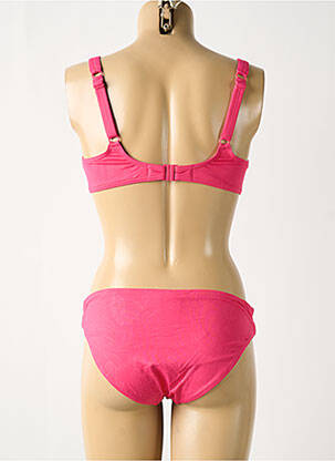 Costum de baie din două piese elasticitate sutien balconet cu decolteu înalt roz TRIUMPH femeie