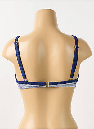 Sutien de costum de baie elasticitate sutien balconet cu decolteu înalt albastru TRIUMPH femeie