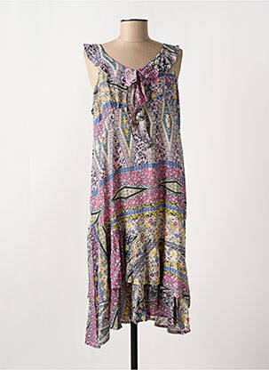 Rochie midi gri COLINE femeie