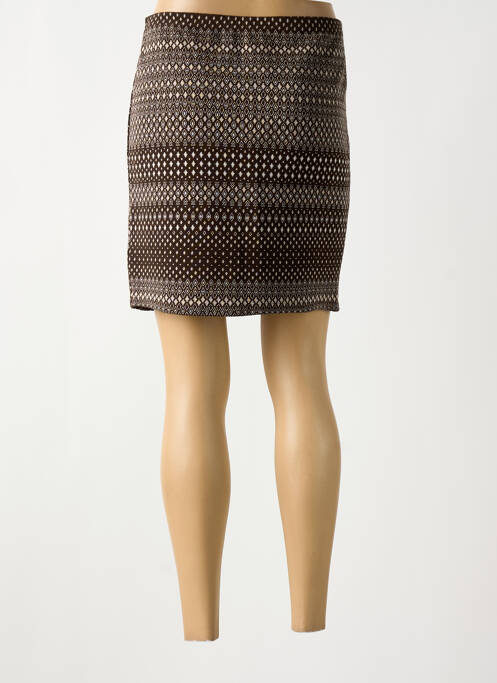 Fustă scurtă maro LE SINGE DE JULIE femeie