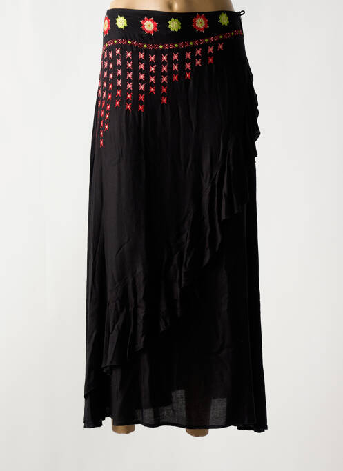 Fustă lungă negru COLINE femeie