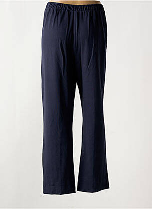 Pantalon drept talie elastică albastru IMPERIAL femeie