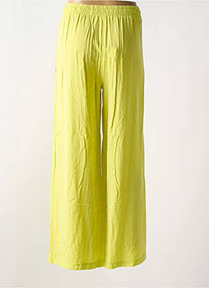 Pantalon drept talie elastică galben PLEASE femeie