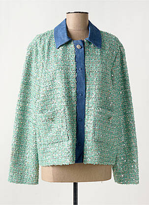 Jachete elegante buzunare verde DIXIE femeie