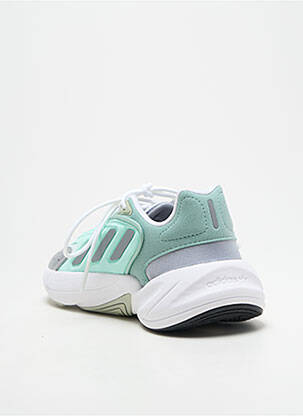 Adidași vârf rotund toc de 4 la 6 cm verde ADIDAS femeie