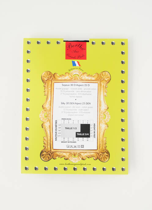 Colanți albastru BERTHE AUX GRANDS PIEDS femeie