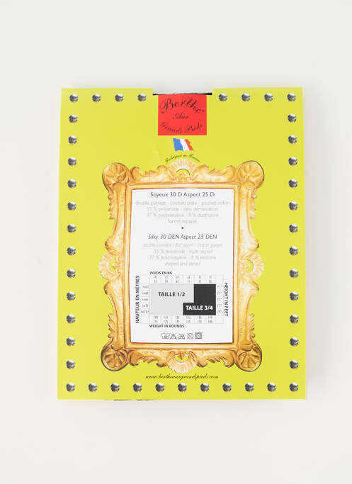 Colanți albastru BERTHE AUX GRANDS PIEDS femeie