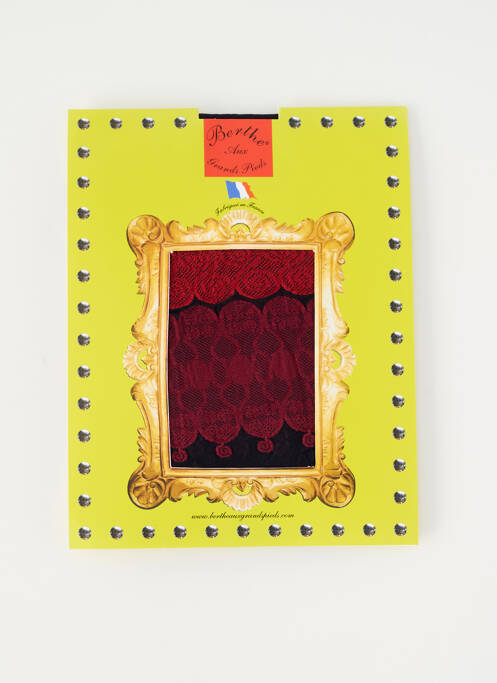 Colanți roșu BERTHE AUX GRANDS PIEDS femeie