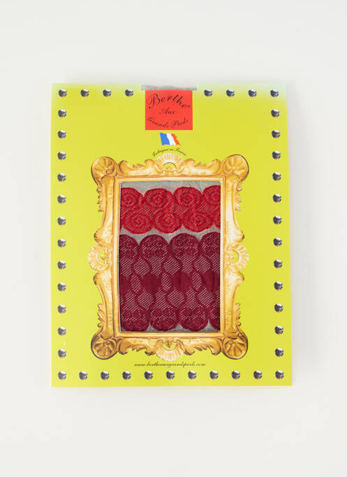 Colanți roșu BERTHE AUX GRANDS PIEDS femeie