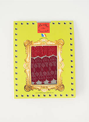 Colanți roșu BERTHE AUX GRANDS PIEDS femeie