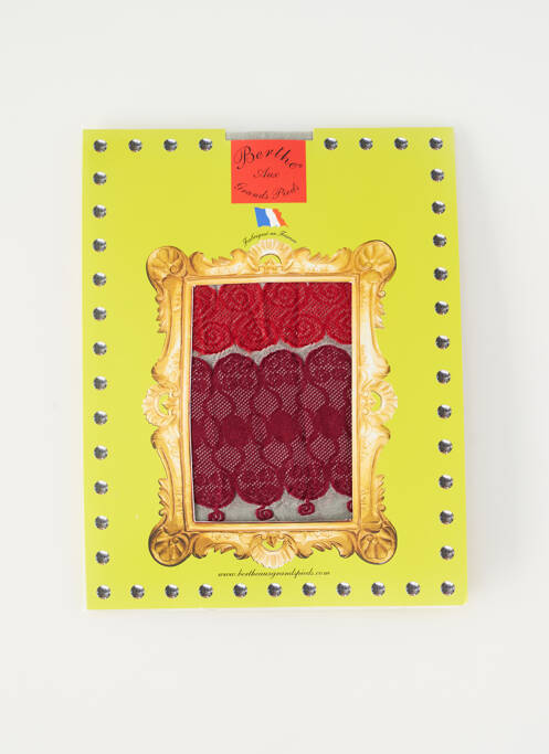 Colanți roșu BERTHE AUX GRANDS PIEDS femeie