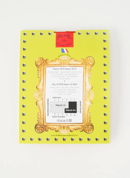 Colanți portocaliu BERTHE AUX GRANDS PIEDS femeie