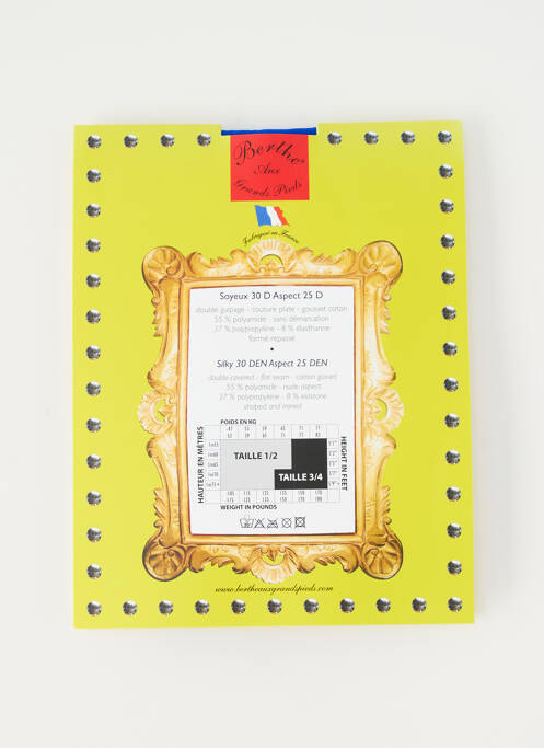 Colanți albastru BERTHE AUX GRANDS PIEDS femeie