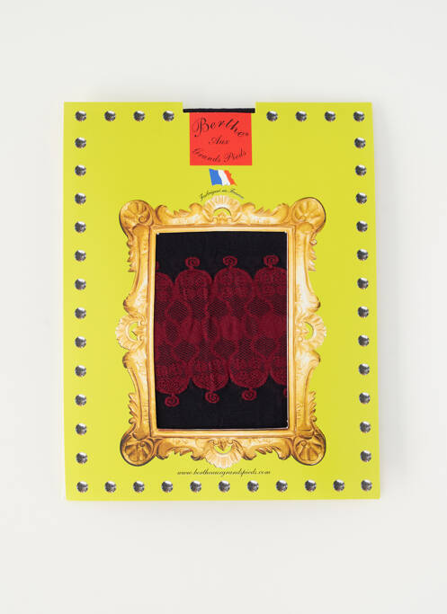 Colanți roșu BERTHE AUX GRANDS PIEDS femeie