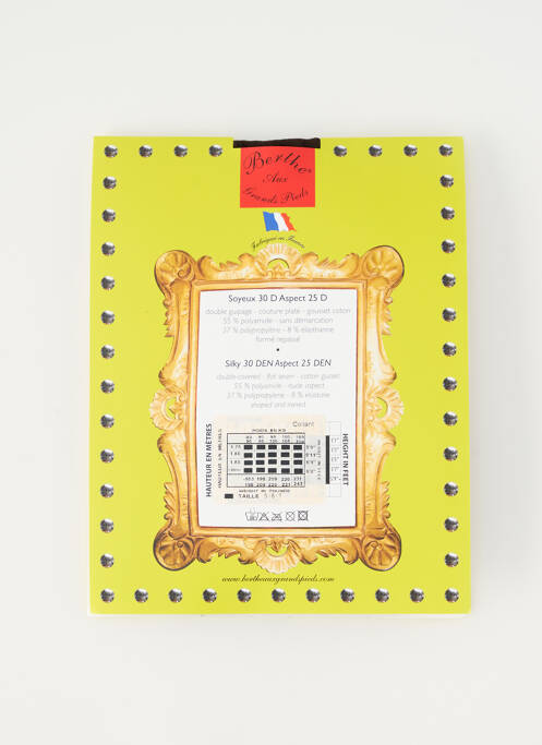 Colanți negru BERTHE AUX GRANDS PIEDS femeie