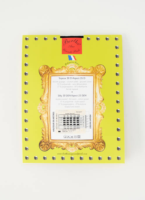 Colanți negru BERTHE AUX GRANDS PIEDS femeie