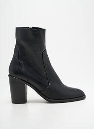 Botine/ghete material neted toc de 7 la 9 cm negru NGY femme