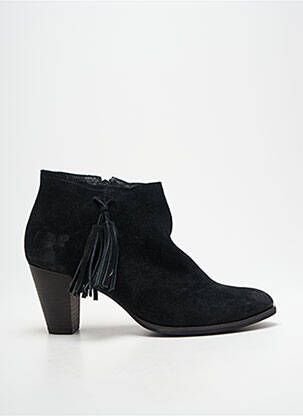 Botine/ghete vârf ascuțit toc de 4 la 6 cm negru FELMINI femeie