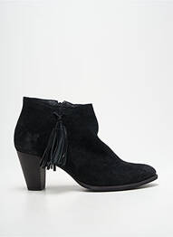 Botine/ghete vârf ascuțit toc de 4 la 6 cm negru FELMINI femeie