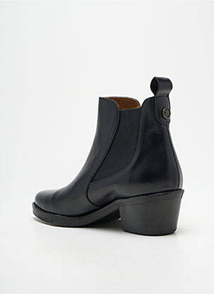 Botine/ghete material neted toc de 4 la 6 cm negru NGY femeie