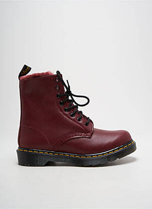 Botine/ghete umplută toc plat până la 3 cm violet DR MARTENS femeie
