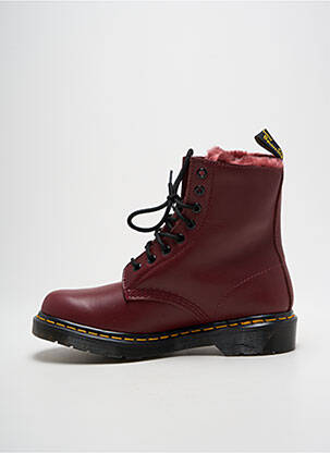 Botine/ghete umplută toc plat până la 3 cm violet DR MARTENS femeie