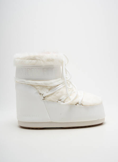 Botine/Ghete alb MOON BOOT femeie