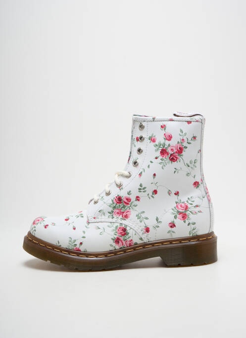 Botine/Ghete alb DR MARTENS femeie