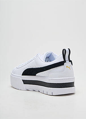 Adidași platformă toc de 4 la 6 cm alb PUMA femeie