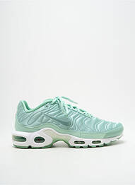 Adidași material neted toc plat până la 3 cm verde NIKE femme