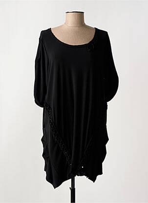 Rochie scurtă mâneci 3/4 mâneci 3/4 negru ALAIN MURATI femeie