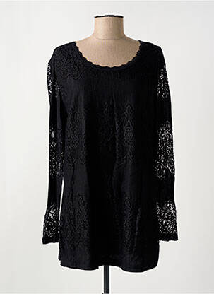 Tricou mâneci lungi mâneci lungi negru NANA BELLE femeie