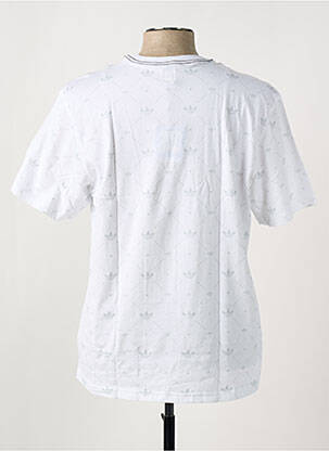Tricou croială dreaptă mâneci scurte alb ADIDAS bărbat